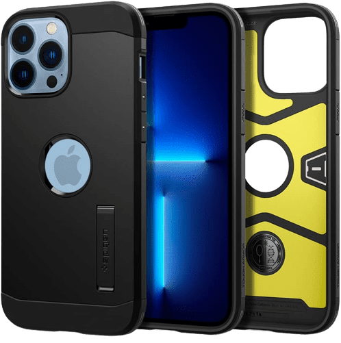 Spigen Tough Armor [Extreme Protection Tech] Designed for iPhone 13 Pro Max Case (2021) - Black